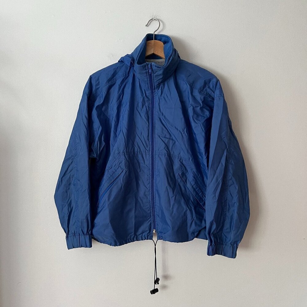 Vintage 80s EMS Eastern Mountain Sports Blue Windbreaker Jacket Men's Size M